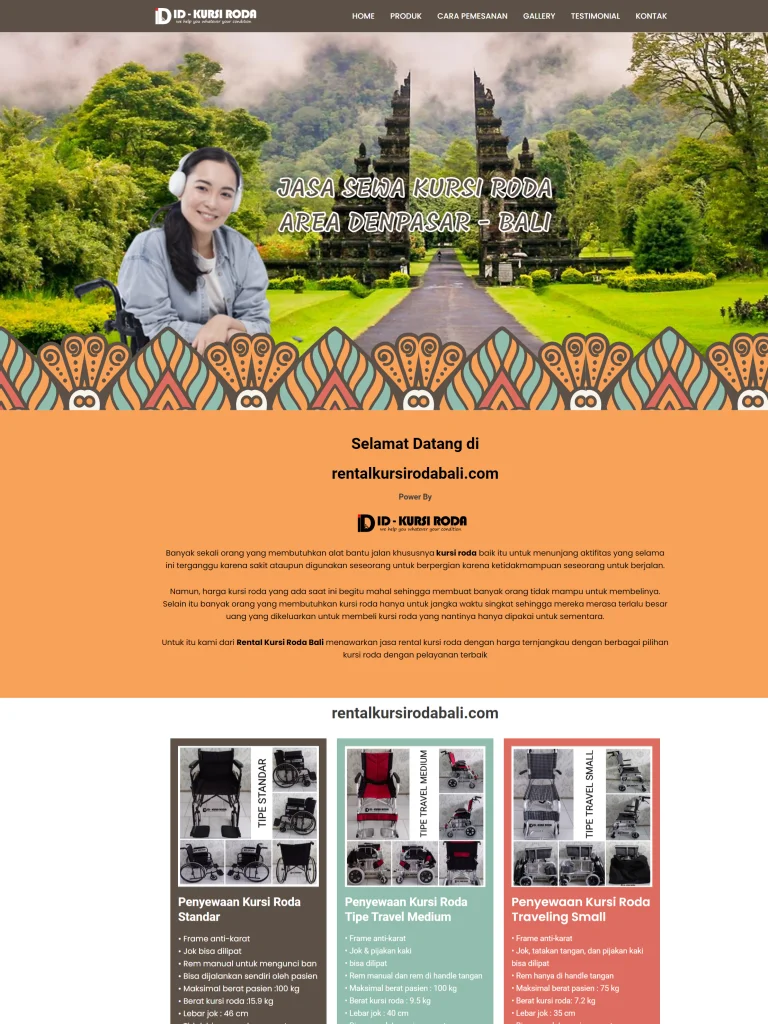 Rental Kursi Roda bali – Rental Kursi Roda Bali Muirah
