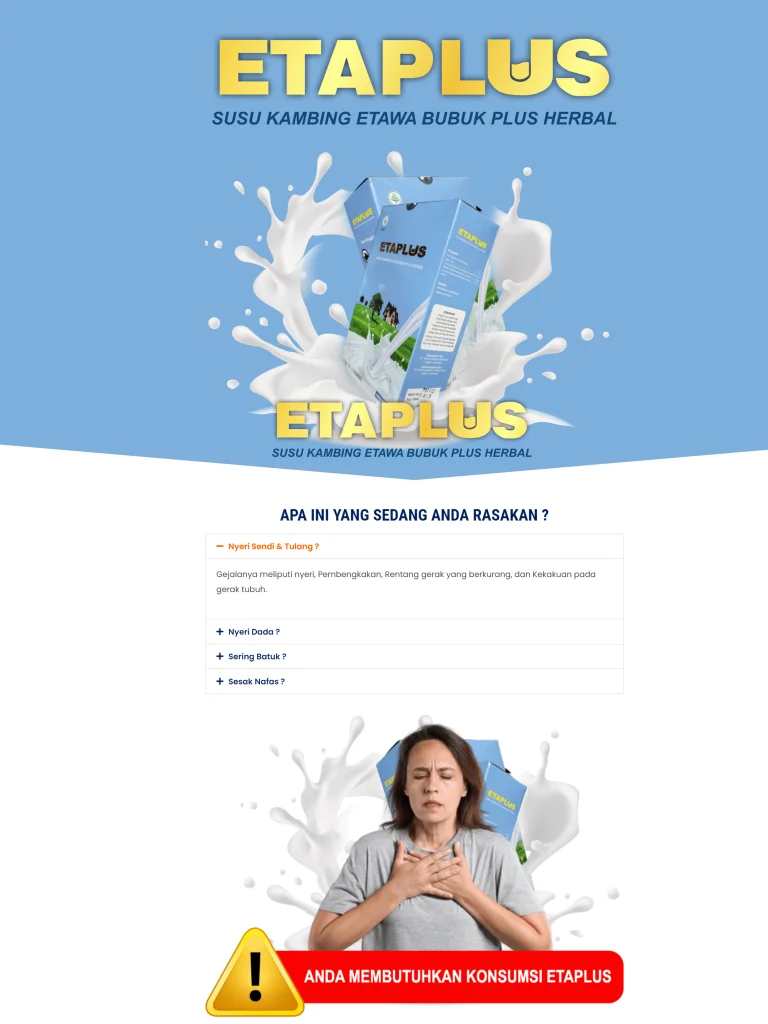 contoh landing page etaplus